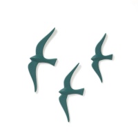 Комплект из 3 настенных украшений Птицы Tuga единый размер зеленый LA REDOUTE INTERIEURS  фото, kupilegko.ru